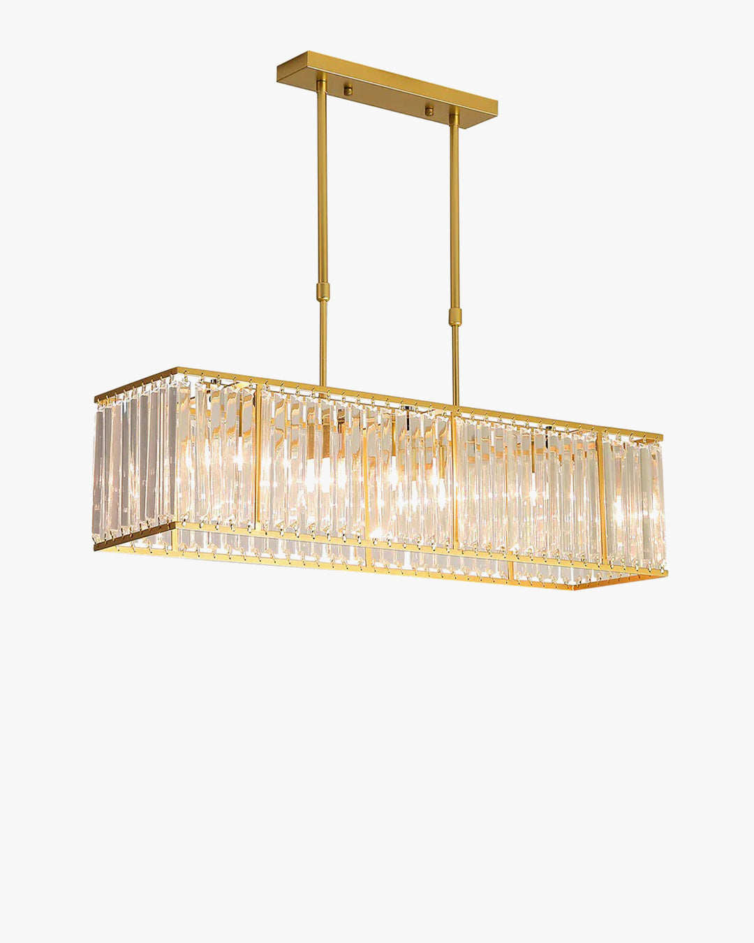 WOMO Rectangular Crystal Prism Chandelier-WM2588