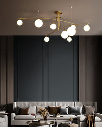 WOMO Branching Frosted Glass Bubble Chandelier-WM2295a