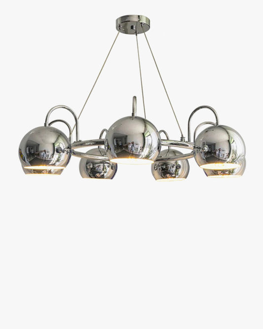 WOMO Chrome Globe Chandelier-WM2720