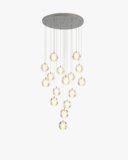 WOMO Glass Ball Rain Chandelier-WM2647