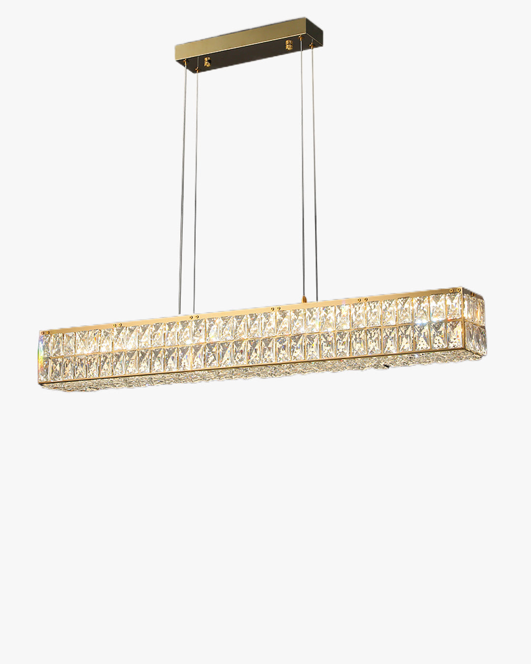 WOMO Rectangular Crystal Chandelier-WM2625