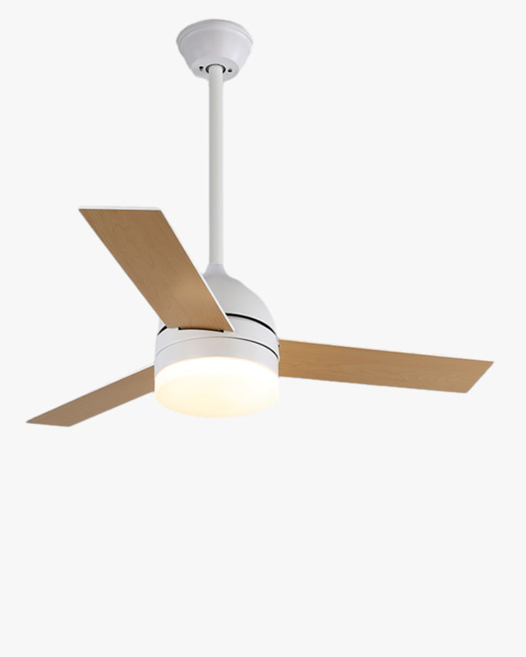 WOMO 3 Wood Blade Ceiling Fan Lamp-WM5001