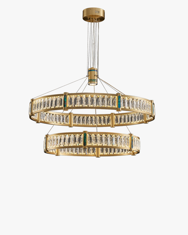 WOMO Round Crystal Chandelier-WM2337