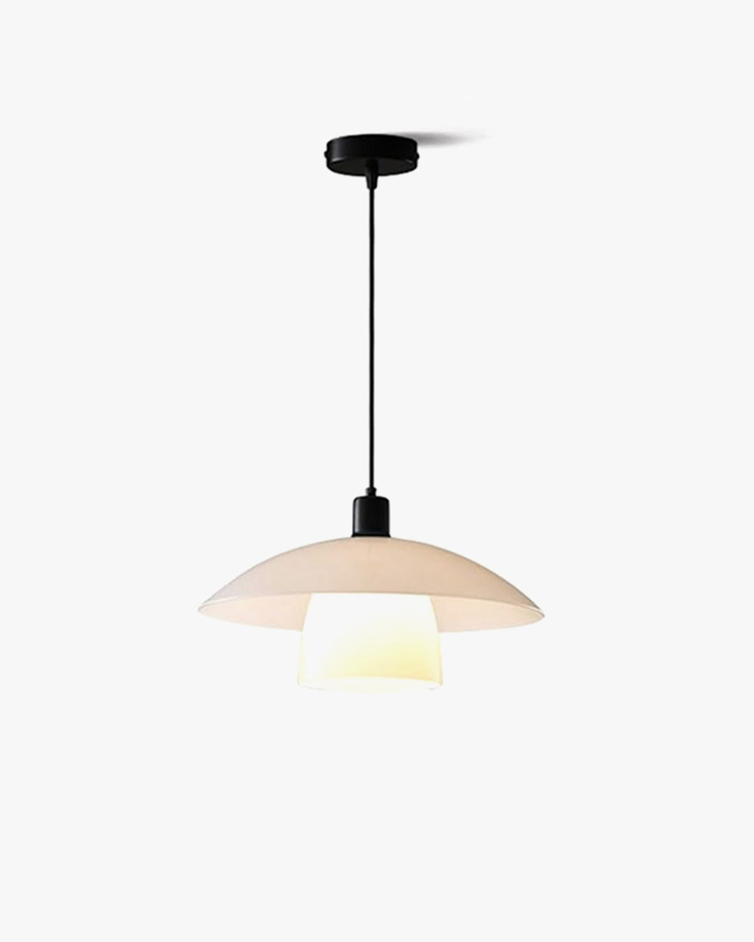 WOMO Milk Glass Shaded Pendant Light-WM2678