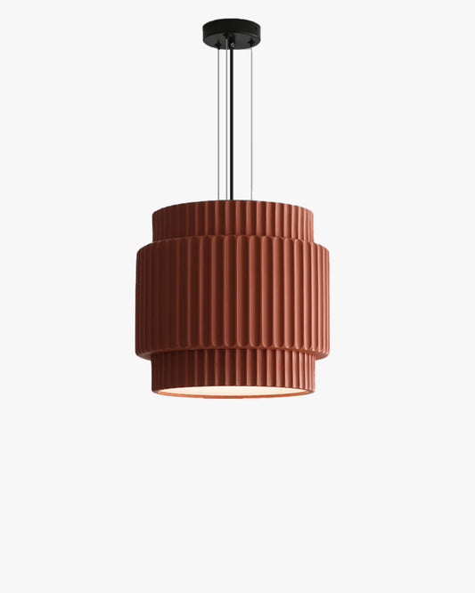 WOMO Ribbed Drum Pendant Light-WM2469