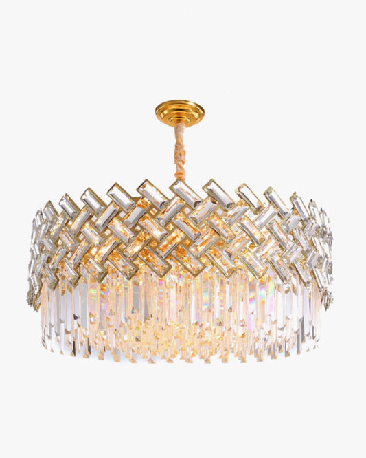 WOMO Shield Crystal Round Chandelier-WM2190