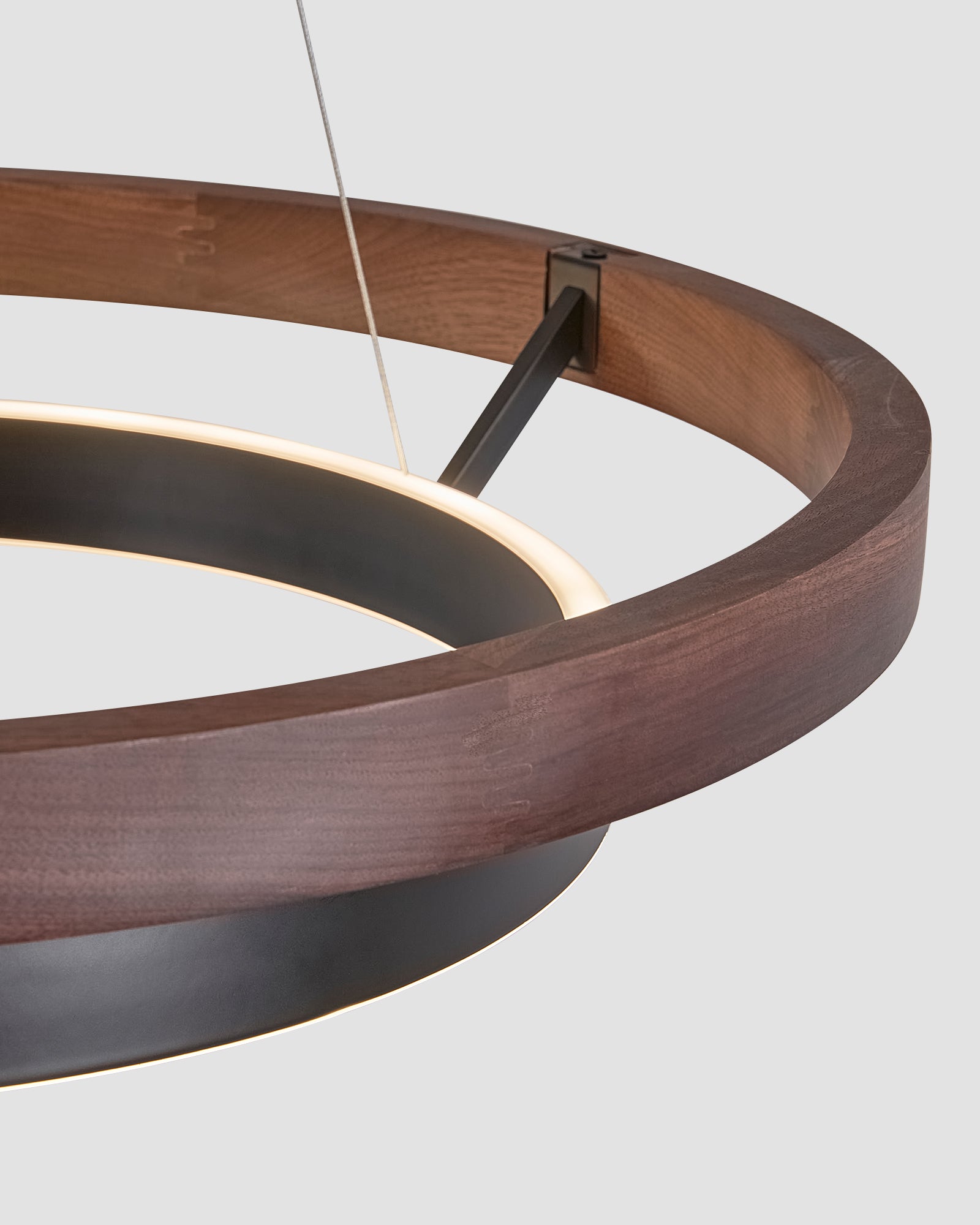 WOMO Circular Led Wood Chandelier-WM2492