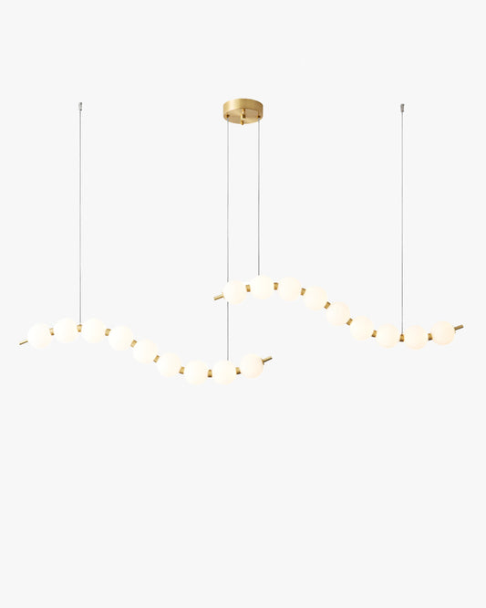 WOMO Pearl Wave Orb Chandelier-WM2102d