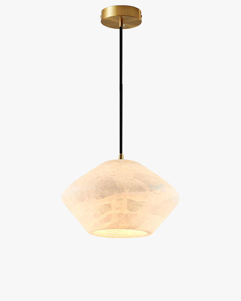 WOMO Flying Saucer Alabaster Pendant Light-WM2840