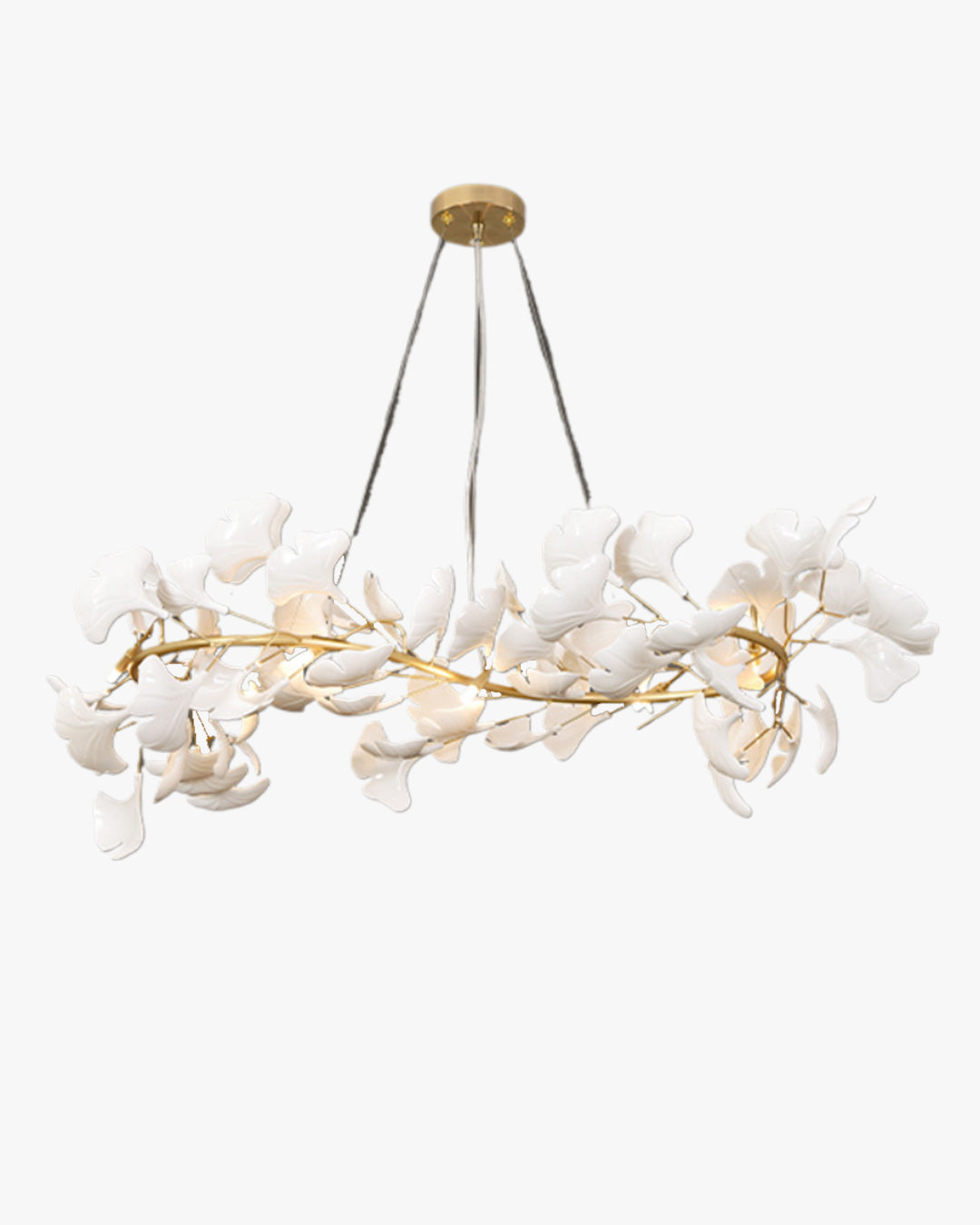 WOMO Gingko Long Chandelier-WM2415