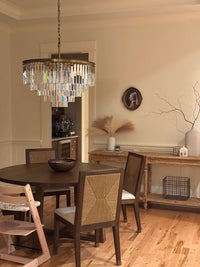 WOMO Crystal Prism Tiered Chandelier - Odeon
