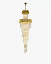 WOMO Cascading Crystal Prism Chandelier-WM2570