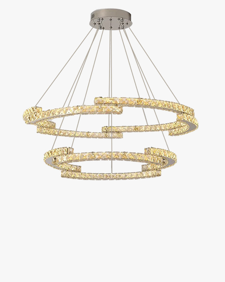 WOMO Circular Led Crystal Chandelier-WM2399