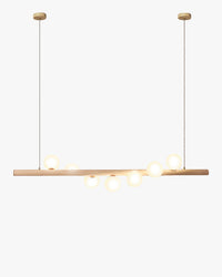 WOMO Wood Linear Globe Chandelier-WM2055