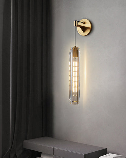 WOMO Hanging Crystal Bar Wall Sconce-WM6094