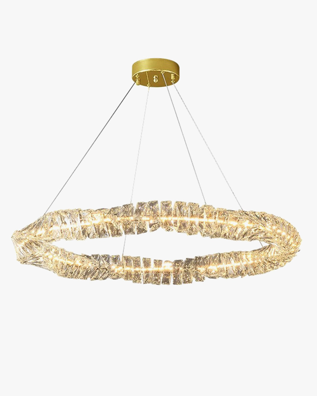 WOMO Crystal Ring Led Chandelier-WM2581