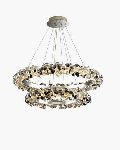 WOMO Tiered Circular Crystal Chandelier-WM2726