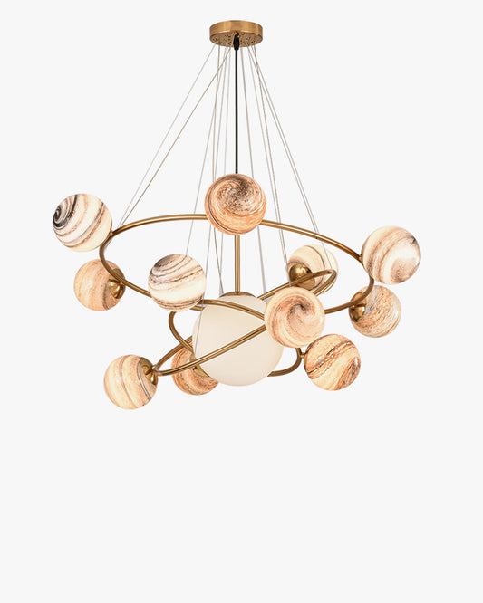 WOMO Planet Glass Chandelier-WM2385