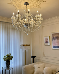 WOMO Victorian Crystal Prism Chandelier-WM2340