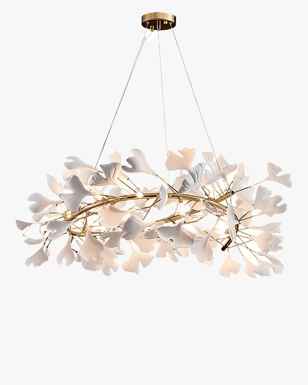 WOMO Gingko Spiral Chandelier-WM2416