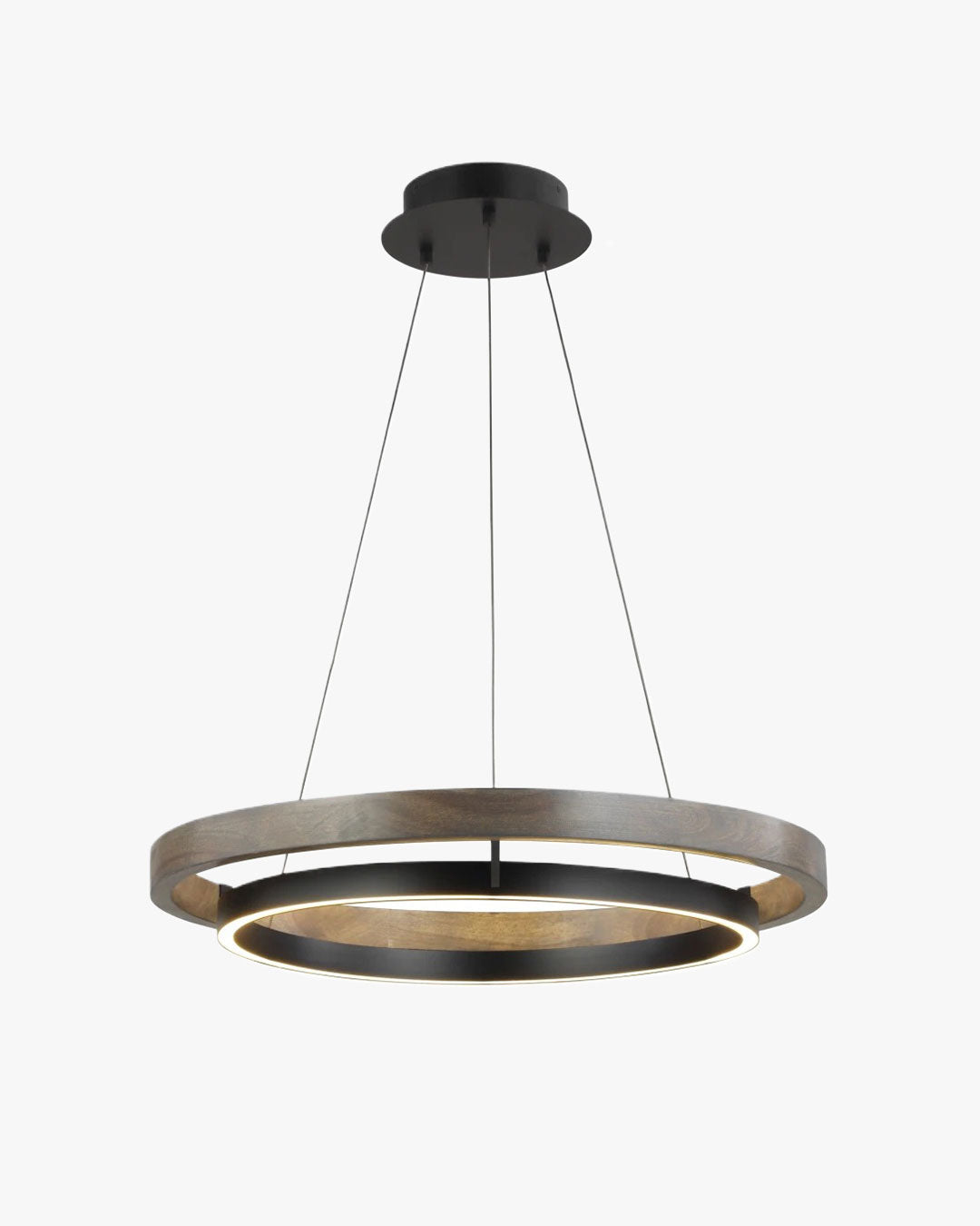 WOMO Wood Circular Led Chandelier-WM2492