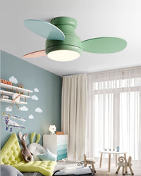 WOMO 38 Inch Children Low Profile Ceiling Fan Lamp-WM5220
