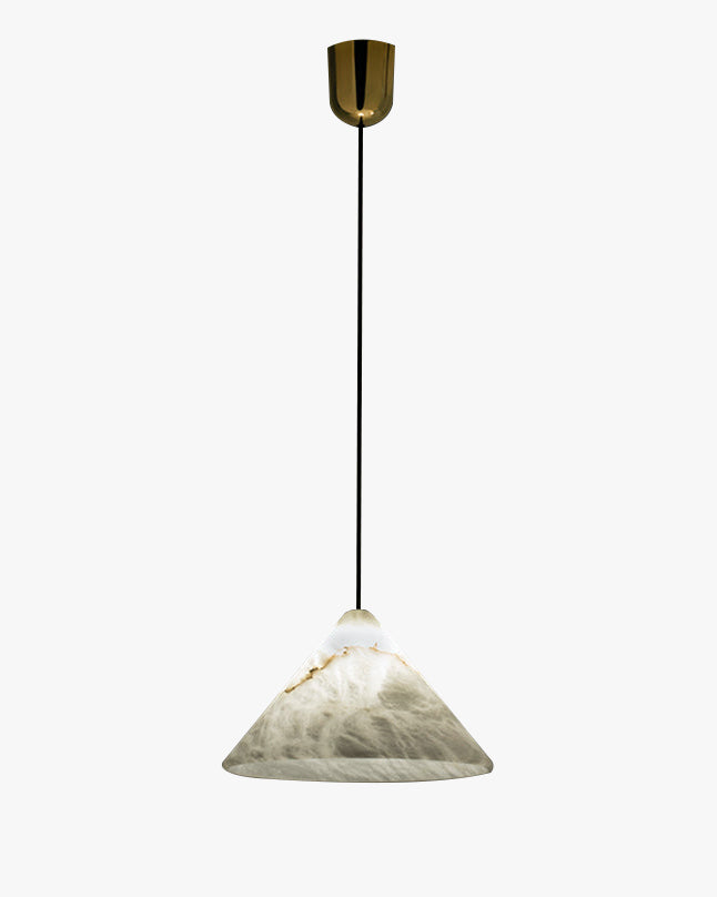 WOMO Alabaster Cone Pendant Light-WM2925