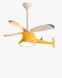WOMO Airplane Children Ceiling Fan Lamp-WM5007