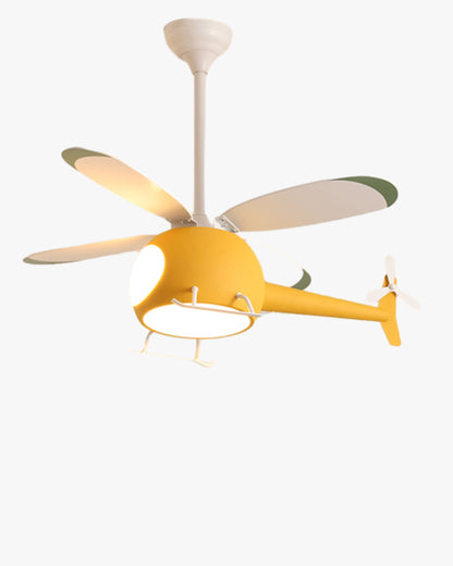 WOMO Airplane Children Ceiling Fan Lamp-WM5007