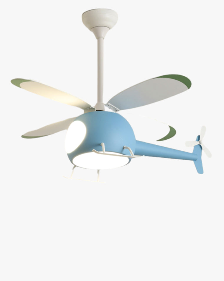 WOMO Airplane Children Ceiling Fan Lamp-WM5007