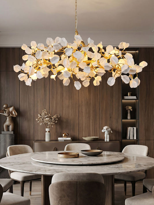 WOMO Ceramic Gingko Branch Chandelier-WM3351