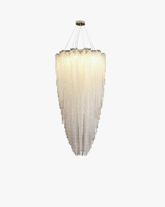 WOMO Cascading Crystal Foyer Chandelier-WM2750