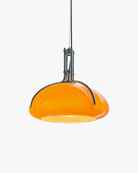 WOMO Pumpkin Glass Dome Pendant Light-WM2675