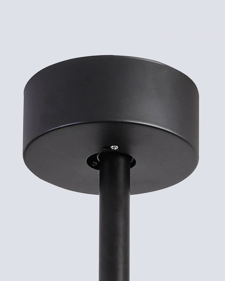 WOMO 3 Small Black Blade Ceiling Fan Lamp-WM5050