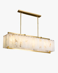WOMO Rectangular Alabaster Chandelier-WM2390b