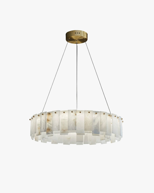 WOMO Luxury Alabaster Round Chandelier-WM2861