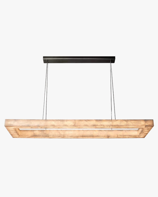 WOMO Rectangle Alabaster Chandelier-WM2822