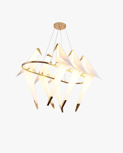 WOMO Origami Bird Oval Chandelier-WM2737