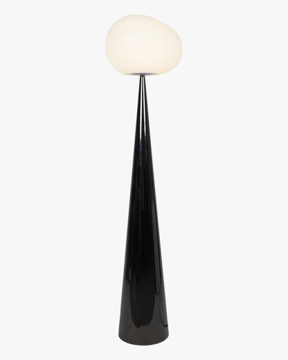 WOMO Globe Black Floor Lamp-WM7086