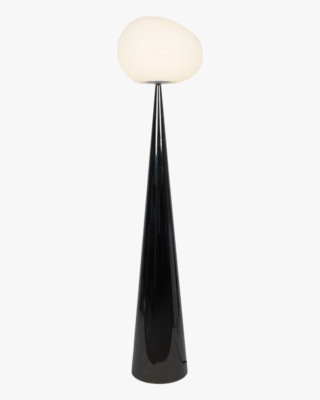 WOMO Globe Black Floor Lamp-WM7086