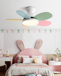 WOMO 36 Inch Children Low Profile Ceiling Fan Lamp-WM5225