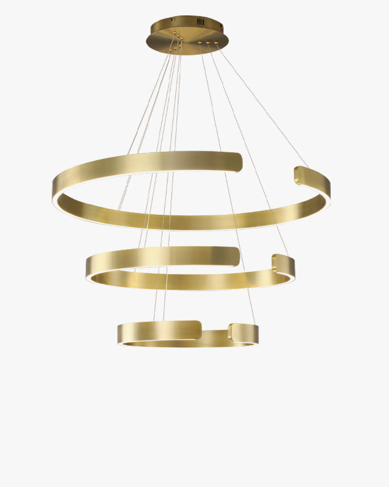 WOMO Tiered Circular Led Chandelier-WM2464