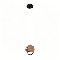 WOMO Wood Disc Cluster Pendant Light-WM3252