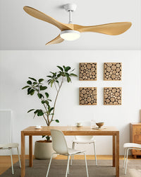 WOMO 3 Blade Modern Ceiling Fan Lamp - WM5249
