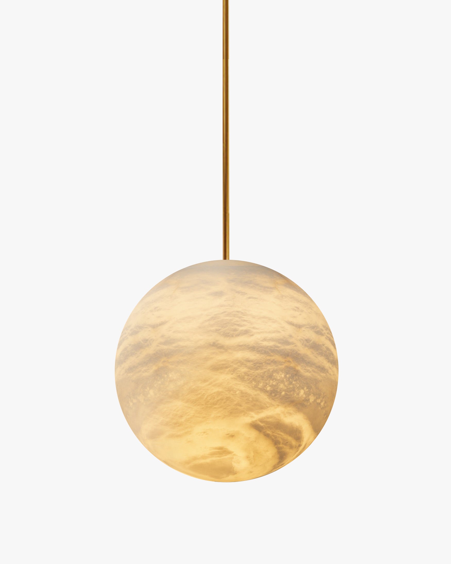 WOMO Globe Alabaster Pendant Light-WM2869