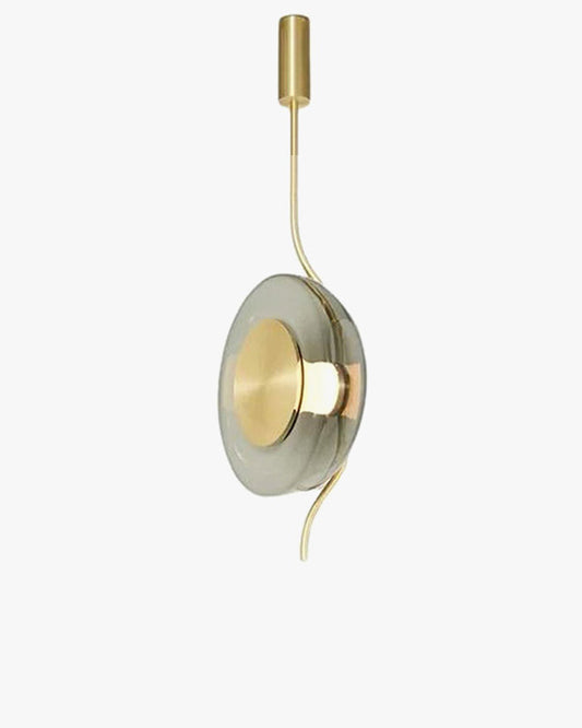 WOMO Pendulum Glass Disc Pendant Light-WM2501