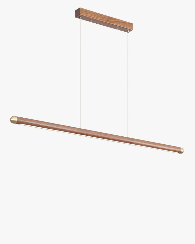 WOMO Walnut Linear Led Pendant Light-WM2520