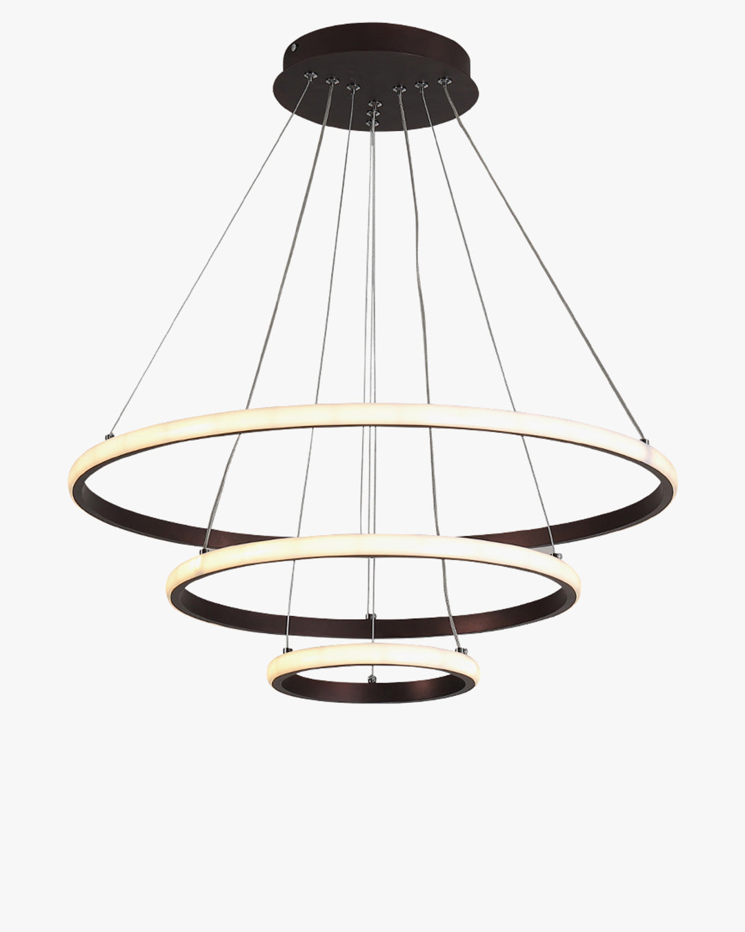 WOMO Tiered Circular Led Chandelier-WM2458