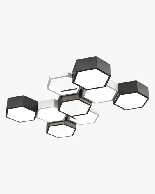 WOMO Honeycomb Flush Mount Ceiling Light-WM1127