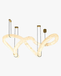 WOMO Infinity Large Alabaster Chandelier-WM2883